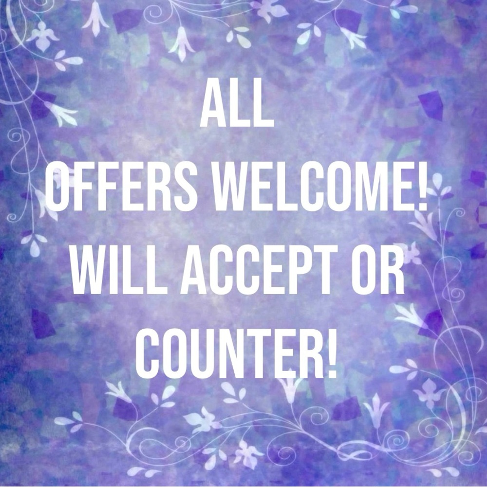 All reasonable offers welcome!